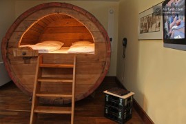 beer barrel bed